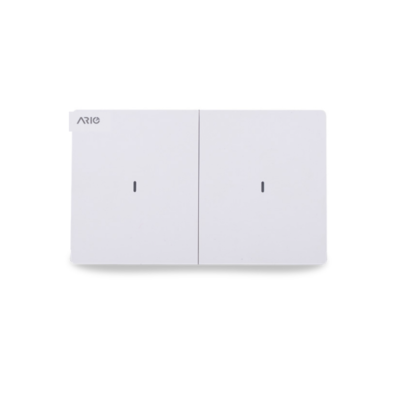 Công tắc thông minh BLE 2 nút Ario chữ nhật 50