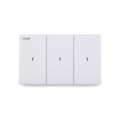Công tắc thông minh BLE 3 nút Ario chữ nhật 50