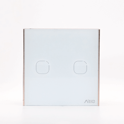 Công tắc cảm ứng thông minh BLE 2 nút vuông 6