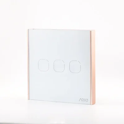 Công tắc cảm ứng thông minh BLE 3 nút Vuông 18