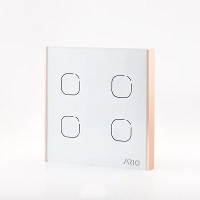 Công tắc cảm ứng thông minh BLE 4 nút Vuông