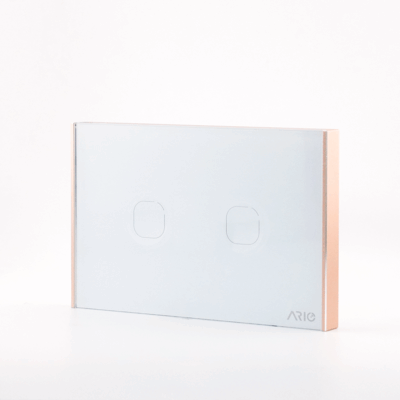 Công tắc cảm ứng thông minh BLE 2 nút chữ nhật 6